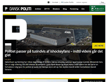 Tablet Screenshot of dansk-politi.dk